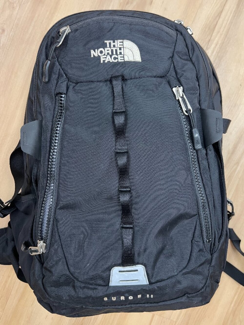 The North Face TNF Surge II durable many pockets laptop school tech bag backpack